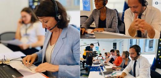 Quand des ministres français téléphonent aux électeurs pour qu'ils votent LREM