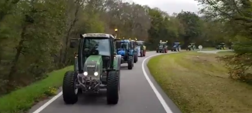 Manifestation des agriculteurs en Alsace : des centaines de tracteurs bloquent des autoroutes