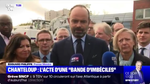 [VIDÉO] Violences et émeutes à Chanteloup-les-Vignes : l'acte d'une "bande d'imbéciles" selon Edouard Philippe