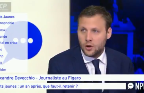 Alexandre Devecchio : « Les GJ de 2018 ne sont pas les mêmes que ceux de 2019, (…) ce mouvement de la France périphérique a été phagocyté par l’extrême gauche. » (Vidéo)