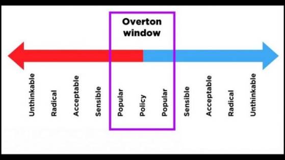 La fenêtre d’Overton : rendre acceptable ce qui ne l’est pas