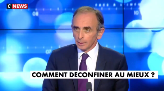 [VIDEO] "Si on n'est pas capable de produire assez de tests et de masques au bout d'un mois, on est vraiment un pays du tiers-monde !" - Eric Zemmour
