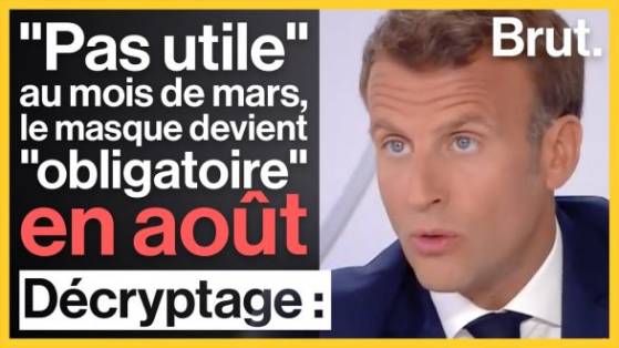 Comment les masques « inutiles » sont devenus « obligatoires » en cinq mois (Vidéo)