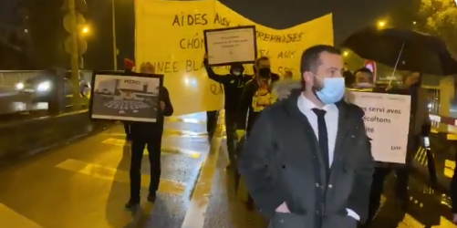 Blocage du périphérique parisien : des professionnels de la restauration dénoncent leur précarité