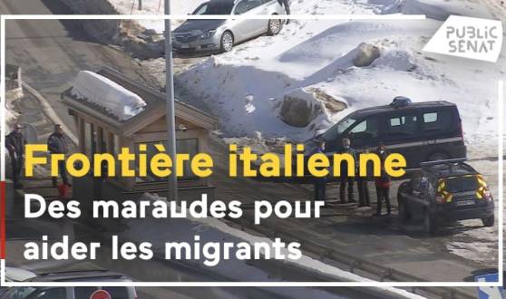 Le service public (Public Sénat) relaie une opération de Médecins du Monde en train de recueillir des migrants à la frontière Franco-Italienne (Vidéo)