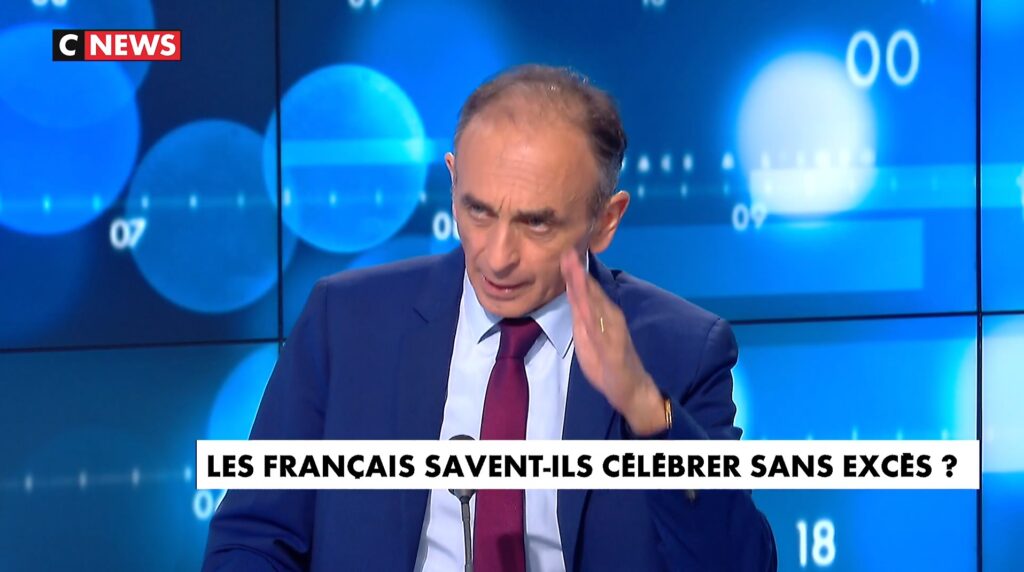 Eric Zemmour : “On sait d’où vient la violence. Elle est due principalement aux étrangers et aux gens issus de l’immigration. C’est notre société depuis 20 ans”