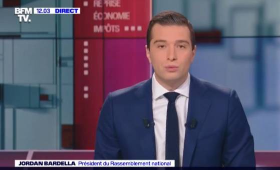 Jordan Bardella (RN) au sujet du port du masque en extérieur: "Je pense qu'il faut éviter de retourner en absurdistan"