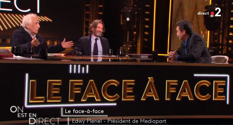 Gérard Darmon vise Edwy Plenel : "il tremble quand il parle, (...) c'est quelque chose d'assez troublant. Vous savez tout et rien d'autre !"