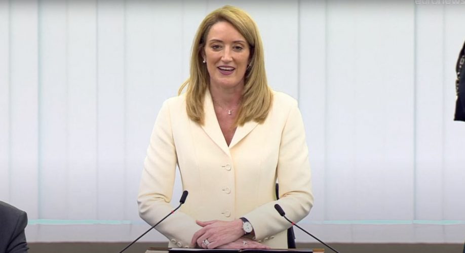 Roberta Metsola élue présidente du Parlement européen