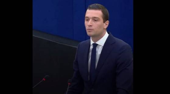 Jordan Bardella à Emmanuel Macron : "votre mandat (...) , pour la France comme pour l'Europe, il est vital qu'il reste unique"