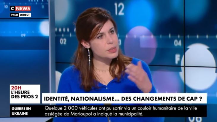 Charlotte d’Ornellas : “Mathieu Kassovitz reconnaît le droit aux Ukrainiens d’être nationalistes, mais pas aux Français. Protéger son pays, être fier de son pays, de son histoire… ça ne s’applique pas à la France apparemment”