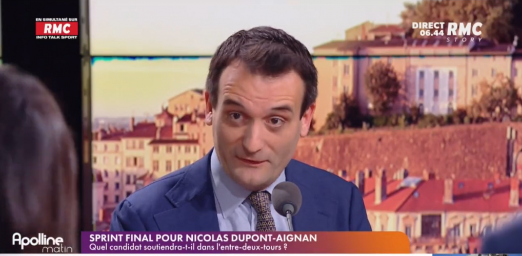 Florian Philippot (soutien de Nicolas Dupont-Aignan) : "Quel que soit le candidat face à Macron, je le ou la soutiendrai"