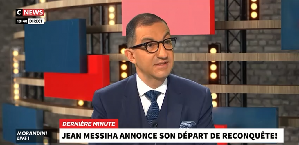 Jean Messiha quitte Reconquête : "Je suis plus utile pour défendre les idées du camp national ailleurs"