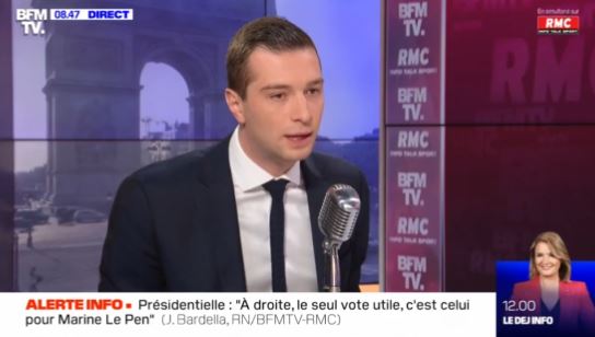Jordan Bardella : "Commençons par réserver le RSA aux familles françaises"
