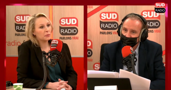 Marion Maréchal explique son sentiment vis à vis du slogan "Macron Assassin" scandé au meeting d'Eric Zemmour : "Si une foule pacifique scande Macron Assassin, c'est qu'il y a une grande lassitude et indignation sur ce qu'il se passe en France, notamment sur le plan sécuritaire"