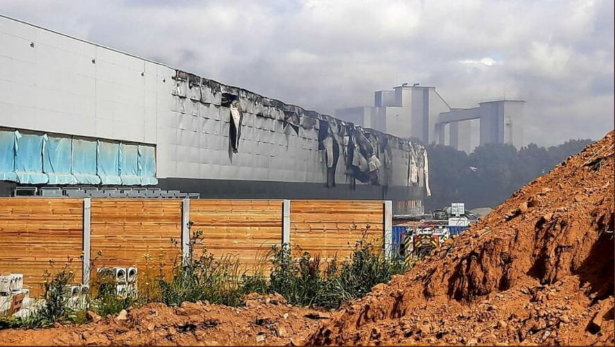 Incendie en Côtes-d'Armor dans un bâtiment de logistique pour la chaîne alimentaire Lidl