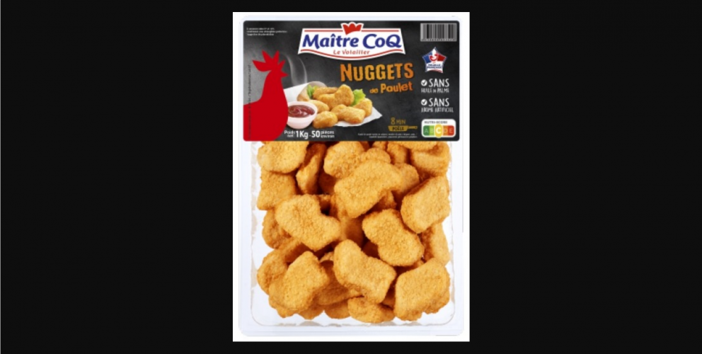 Rappel des nuggets de la marque Maître Coq vendus partout en France, elles contiennent la bactérie Listeria