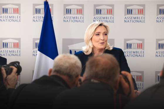Marine Le Pen : "C'est avec conviction, sans sectarisme, que nous voterons la motion de rejet de la NUPES" contre la Réforme des retraites