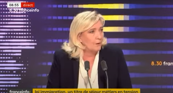 Marine Le Pen dépose une motion de censure contre le projet de réforme des retraites