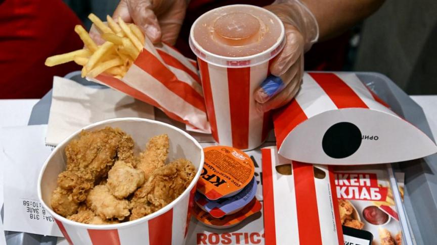 Russie : KFC remplacé par la copie russe "Rostic's"