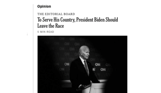 Le New York Times appelle Joe Biden à se retirer de la course à la Maison-Blanche après son débat désastreux contre Donald Trump