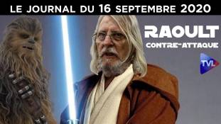 Didier Raoult donne des sueurs froides au pouvoir - JT du mercredi 16 septembre 2020