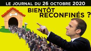 Confinement : le  compte à rebours a (re)commencé - JT du lundi 26 octobre 2020