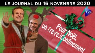 Pour Noël, le Père Macron présentera le (re-re) confinement - JT du lundi 16 novembre 2020