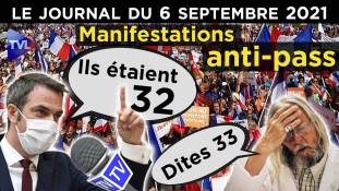 Pass-sanitaire : les manifestants gardent le cap - JT du lundi 6 septembre 2021