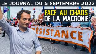 Crise, guerre, inflation : Macron destitution ? - JT du lundi 5 septembre 2022