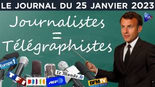 Macron et les médias : l’inceste du pouvoir - JT du mercredi 25 janvier 2023