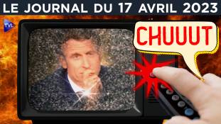 Allocution d’Emmanuel Macron : écran noir, casseroles et mépris ?  - JT du lundi 17 avril 2023