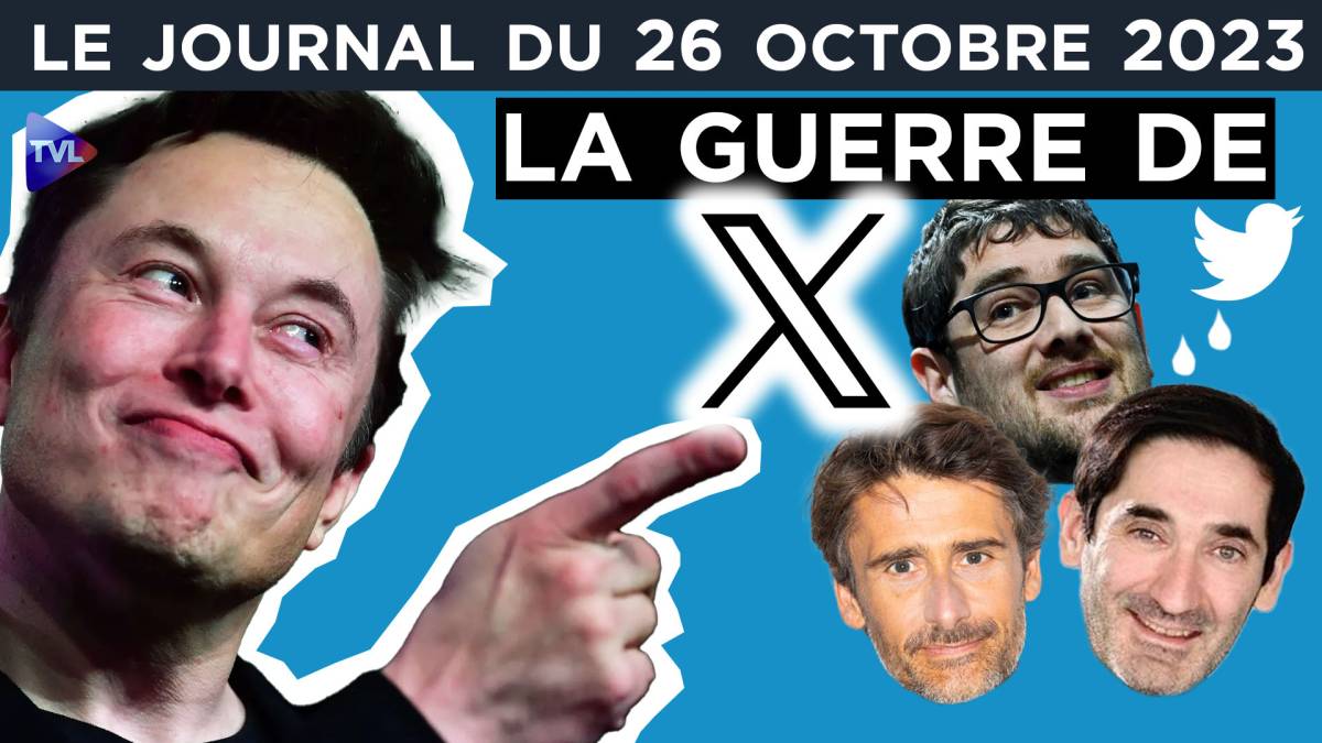 Twitter : la guerre n’aura pas lieu - JT du jeudi 26 octobre 2023 ...