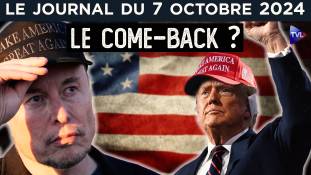 Donald Trump - Elon Musk : la victoire de l’anti-Système ? - JT du lundi 7 octobre 2024