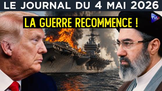 Détroit d’Ormuz : l’Iran défie Trump, la guerre repart - JT du lundi 4 mai 2026